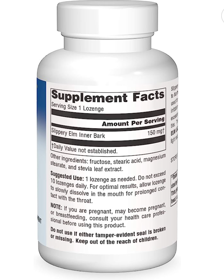 Slippery Elm Lozenges