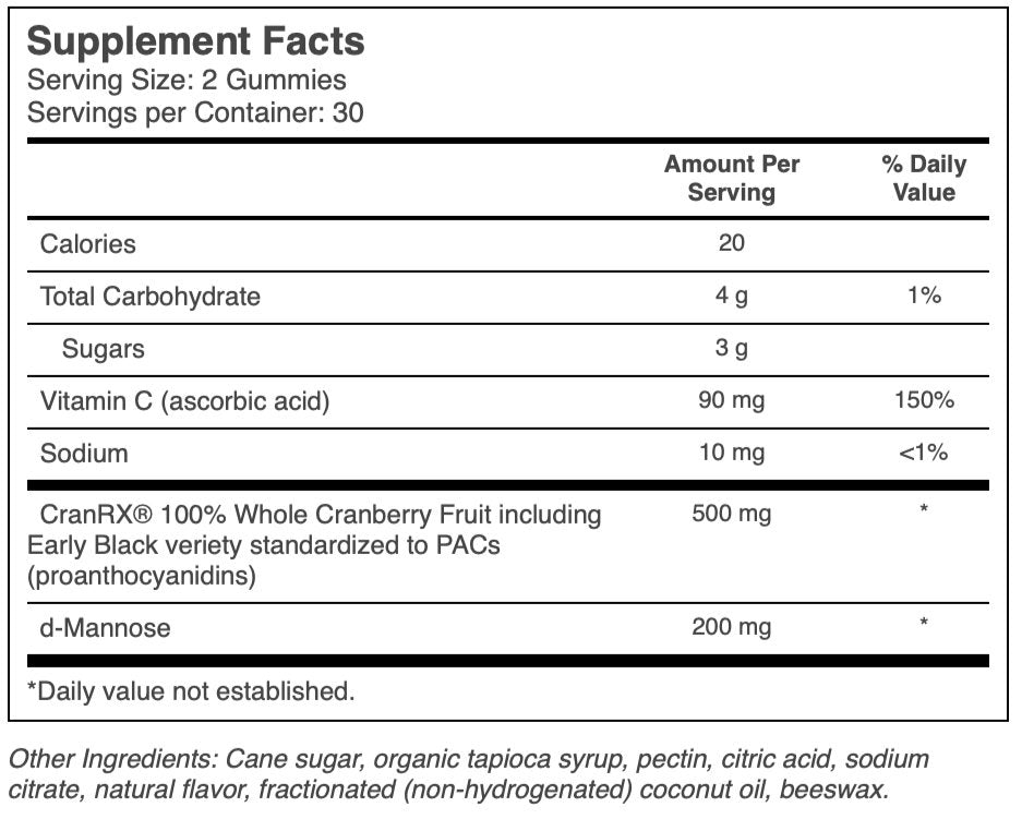 Nature's Way CranRX® Gummies - 60 Gummies