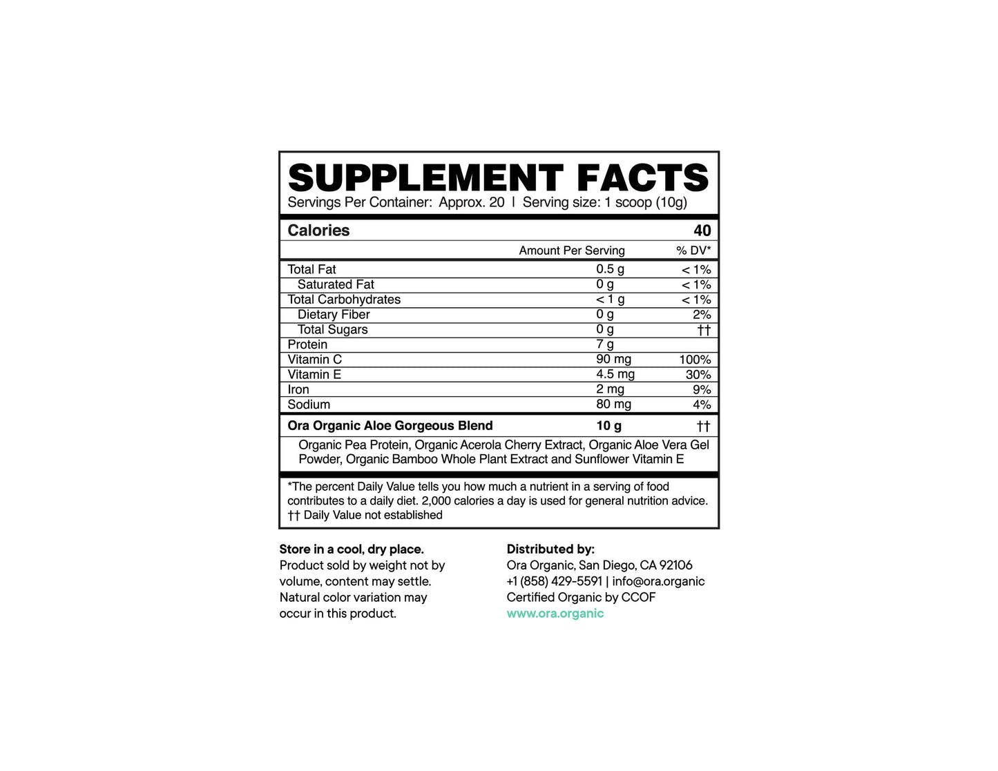 Plant-based Collagen-Boosting Powder Unflavored